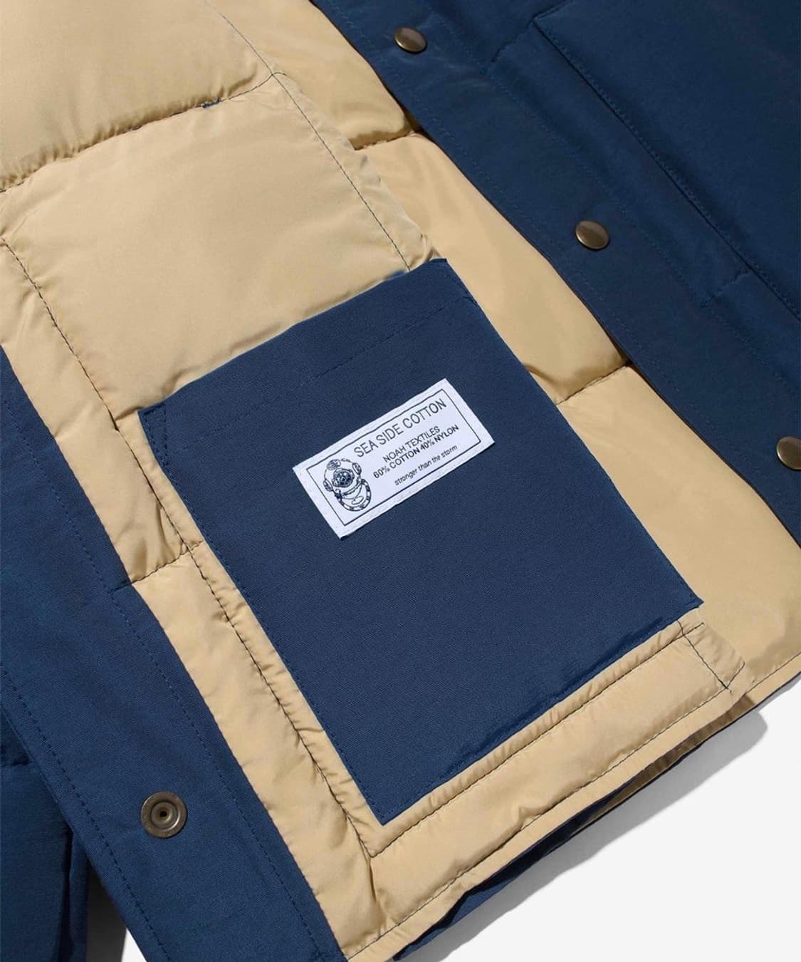 노아 NOAH 60/40 퀼티드 재킷 네이비 / 노아패딩 상품이미지5