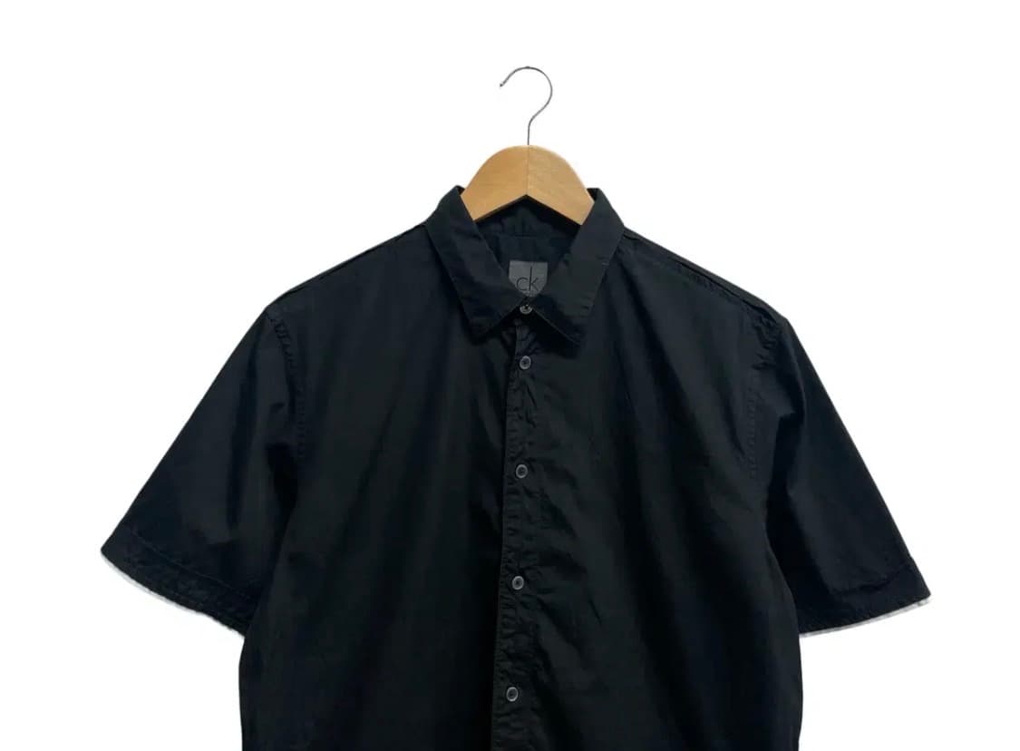 [새상품]캘빈 클라인 팝린 버튼업 반팔 셔츠 L 상품이미지2