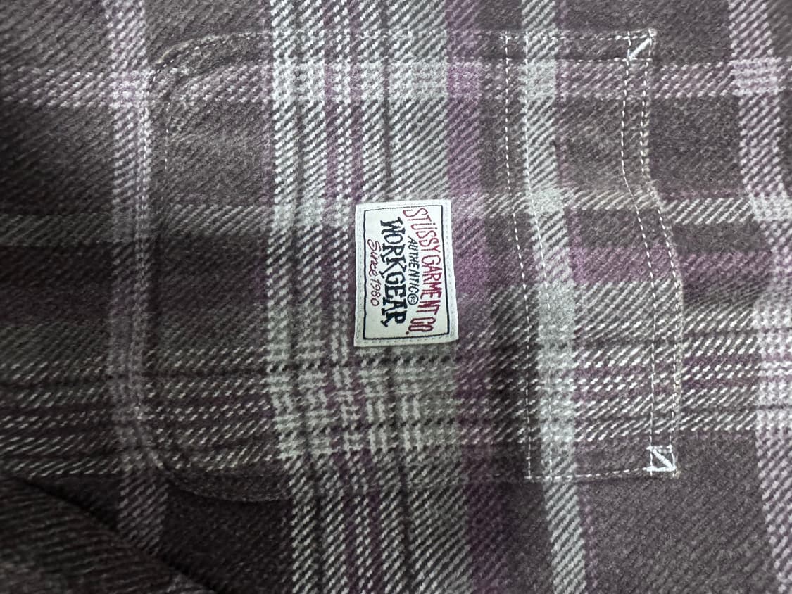 스투시 워크기어 셔츠 자켓 m 상품이미지2