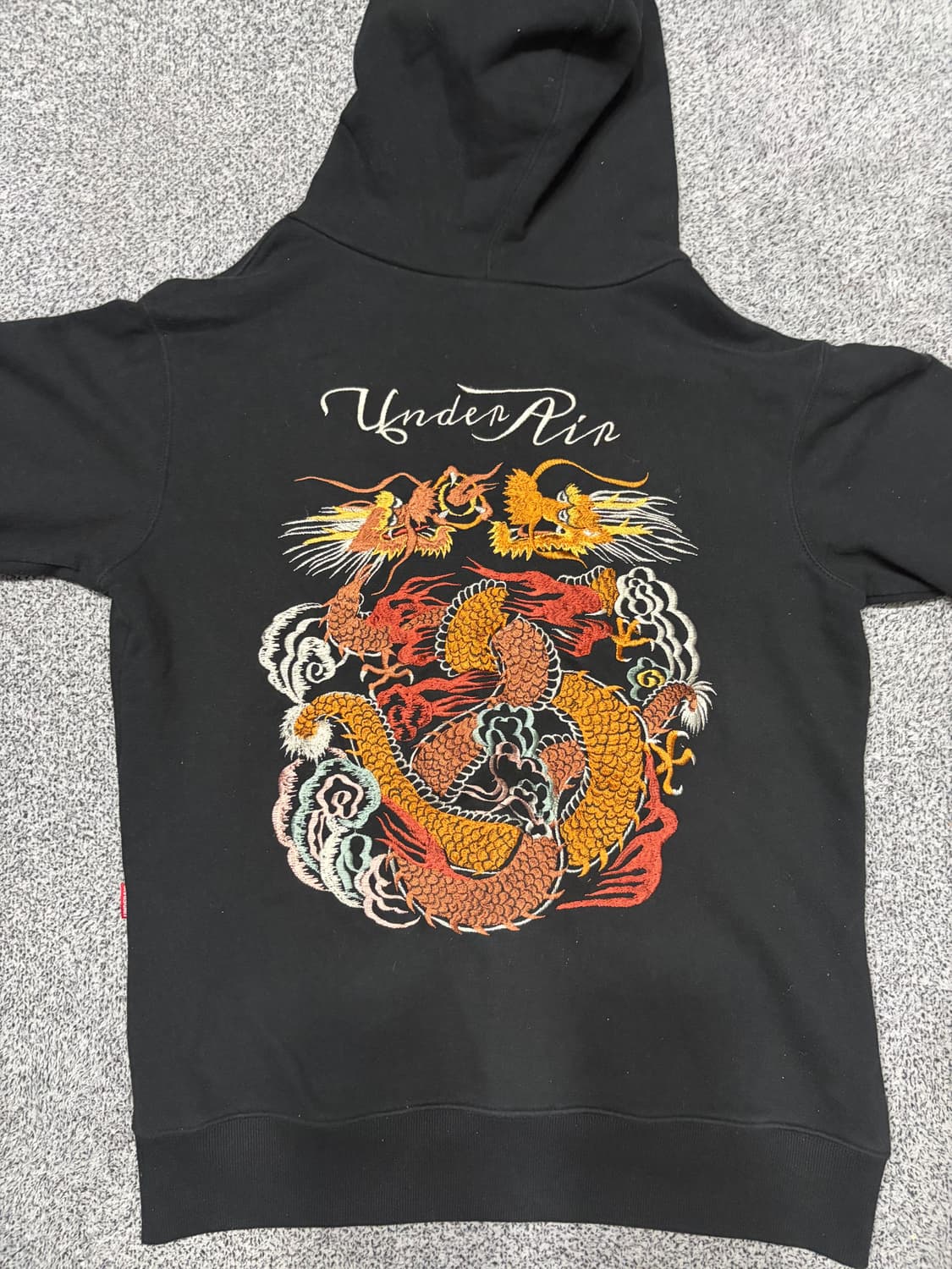 underair 빈티지 용 후드티 상품이미지1