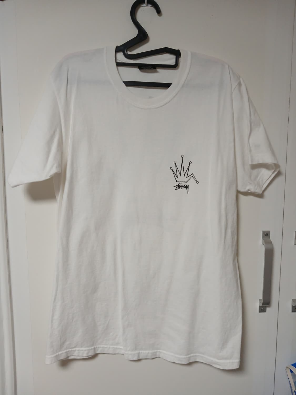 스투시 브로큰 크라운 티셔츠 화이트 m 상품이미지2