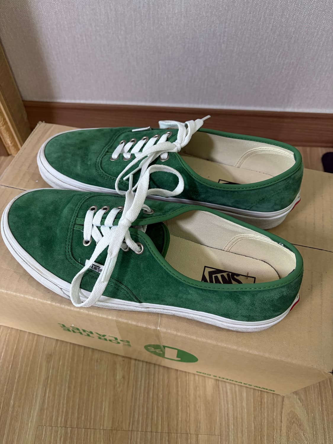 [275] 반스 어센틱 스웨이드 그린 상품이미지1