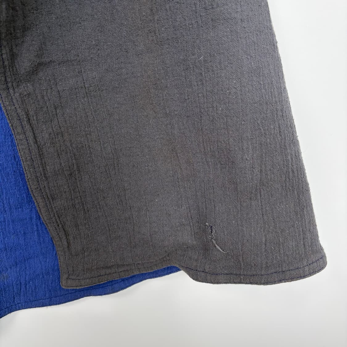 70s 이세이미야케 양면 주름 패턴 앞치마 스커트 상품이미지5