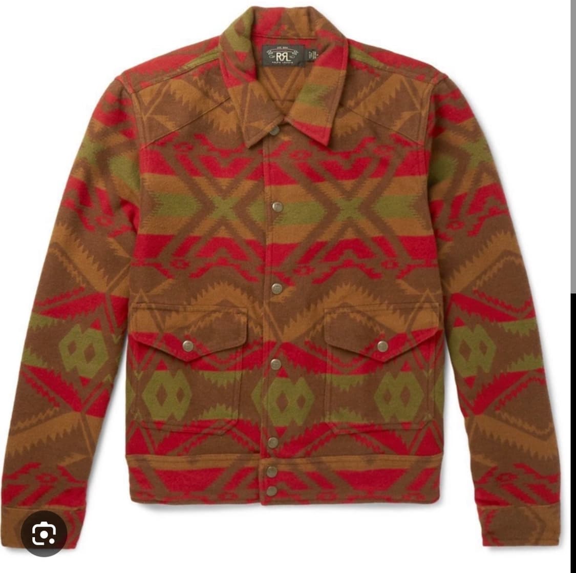 rrl 사우스 웨스턴 울자켓 m 상품이미지1