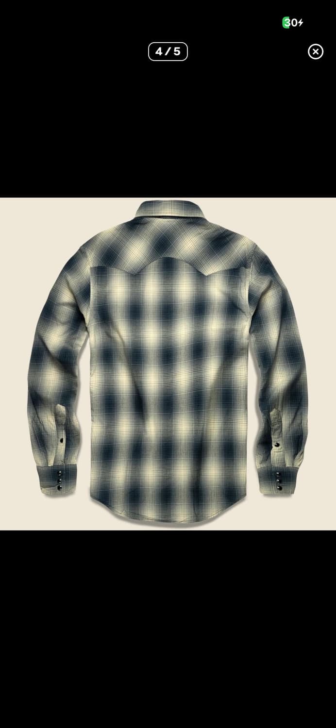 rrl 웨스턴 셔츠 L 판매 상품이미지2