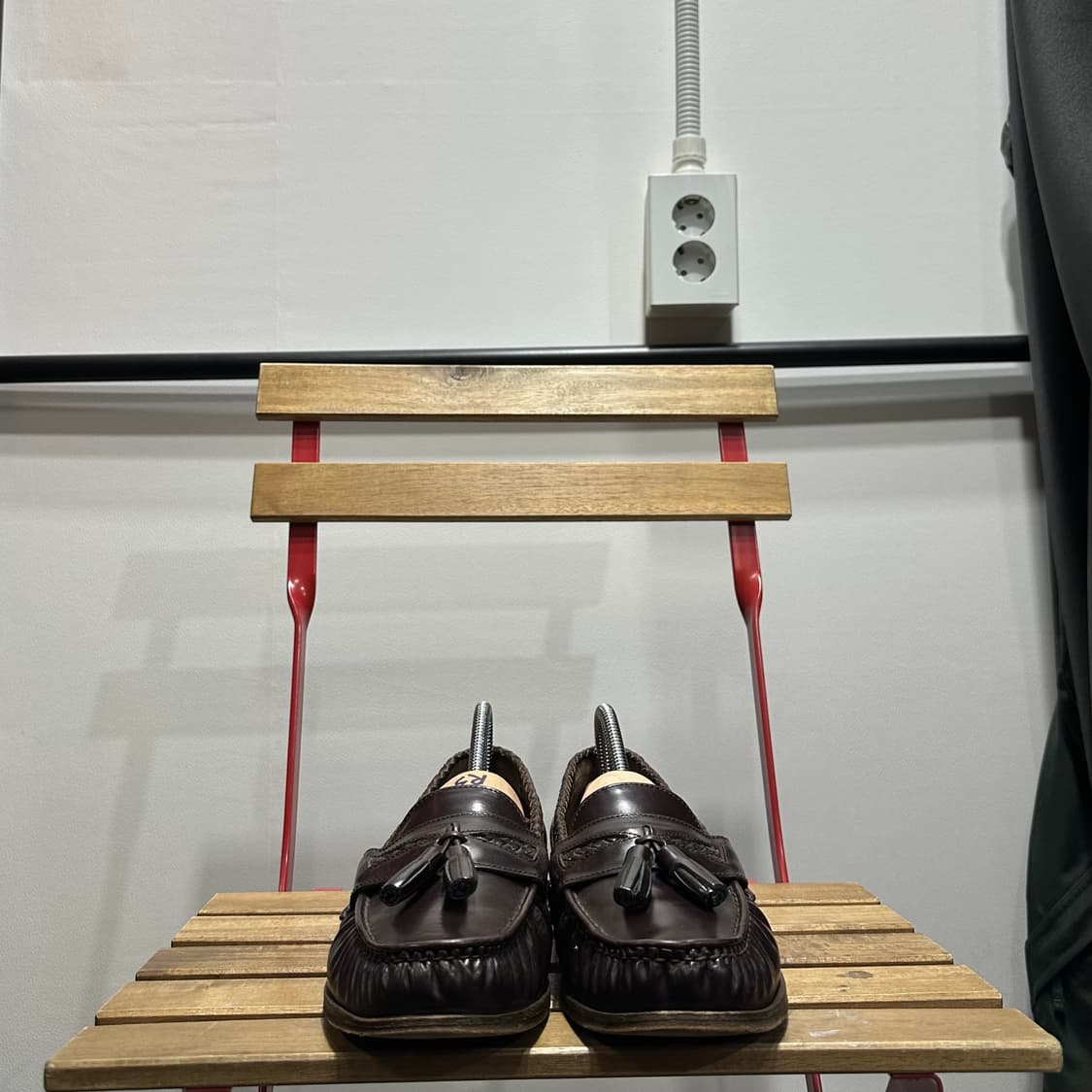 US7.5 255) 커스텀멜로우 로퍼 남성 남자 구두 우븐 태슬 로퍼 상품이미지2