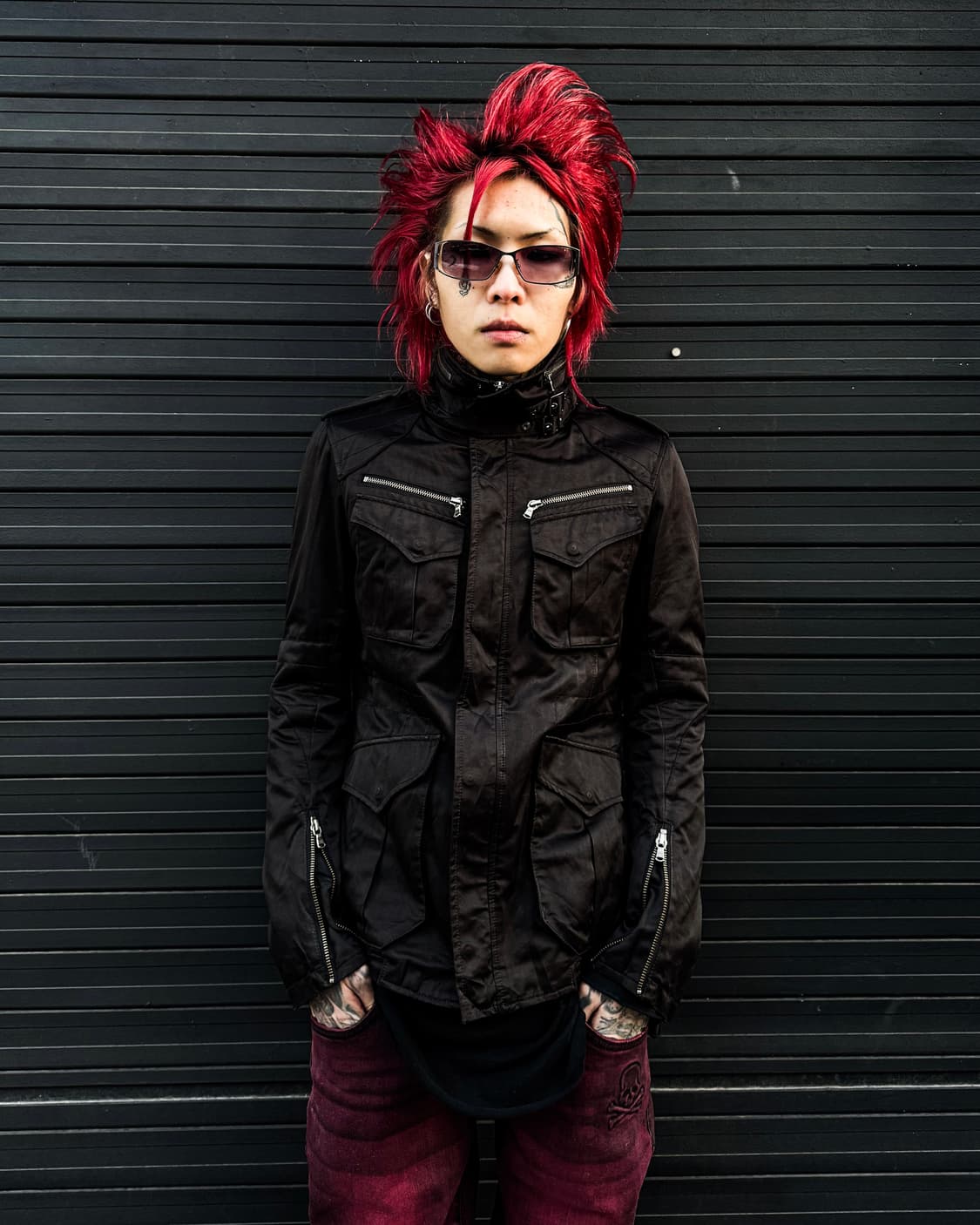 MORGAN HOMME – Military Zip Jacke 상품이미지1