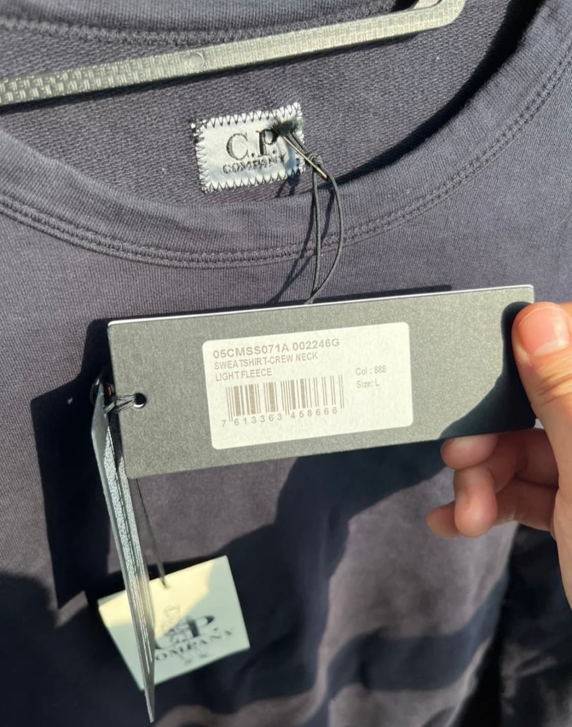 cp컴퍼니 렌즈 맨투맨 롱슬리브 새상품 상품이미지3