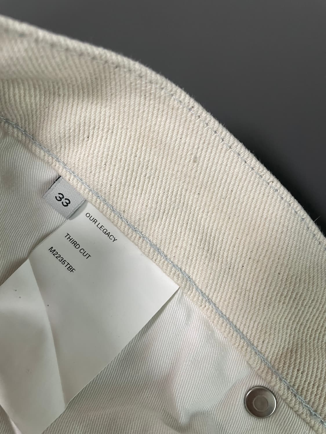 [33] 아워레가시 블루 포일 데님 팬츠 써드컷 상품이미지7