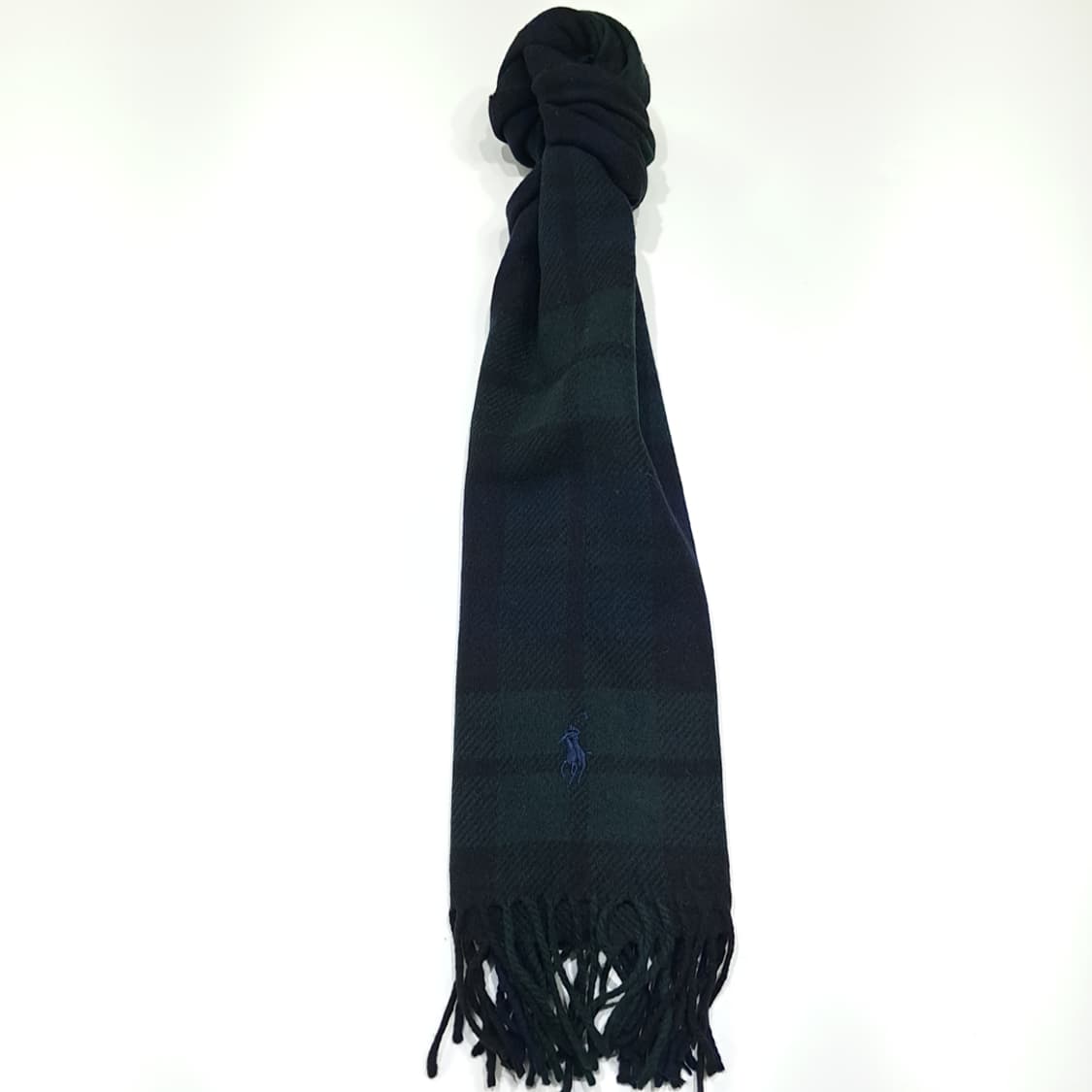 MX599 폴로 00s 이태리판 램스울 블랙워치 머플러 목도리 상품이미지3