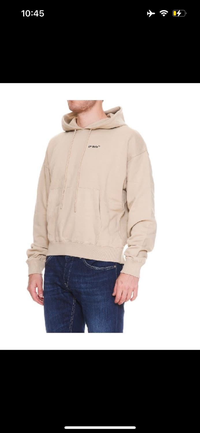 (새상품)오프화이트 남성 후드 상품이미지5