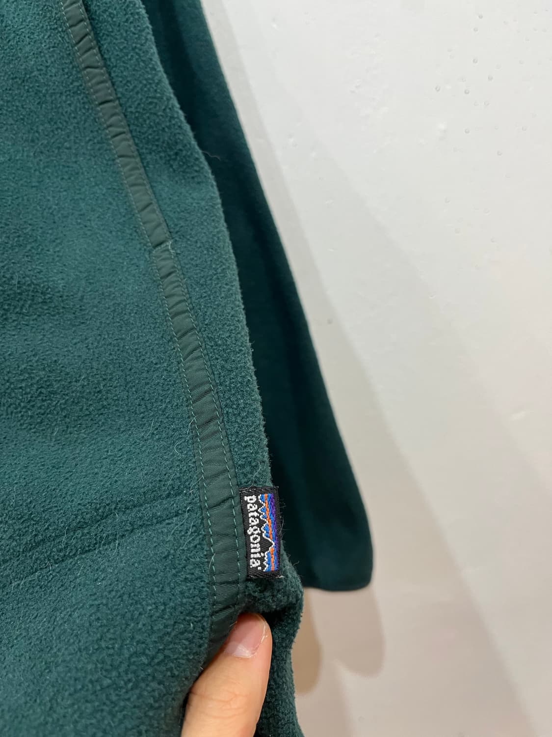 90s 파타고니아 플리스 자켓 그린 Made in USA (M) 상품이미지2