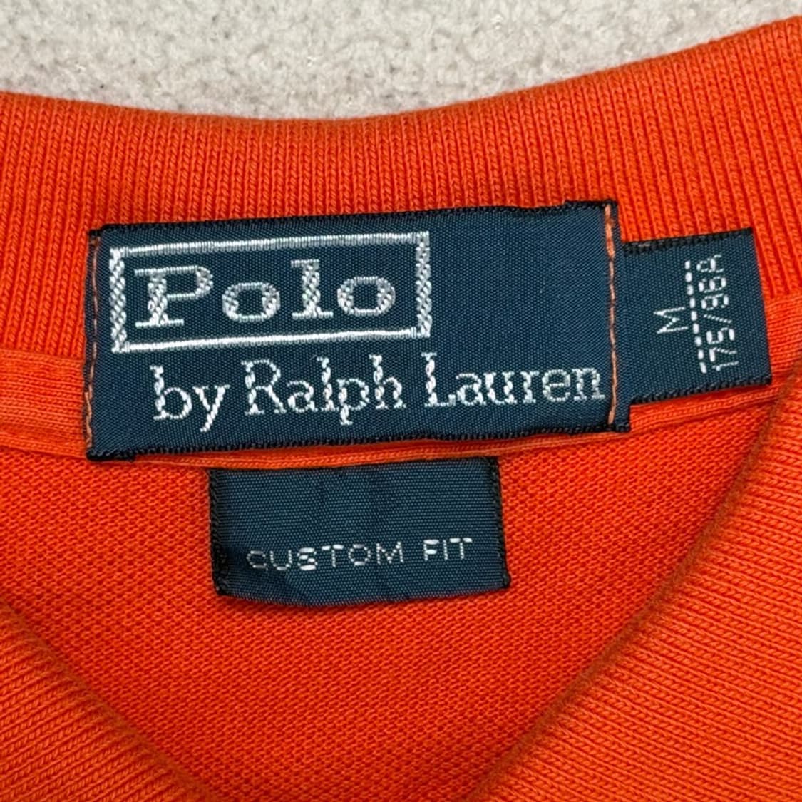 폴로 랄프로렌 빅포니 럭비 PK 카라 티셔츠 오렌지 M 상품이미지7