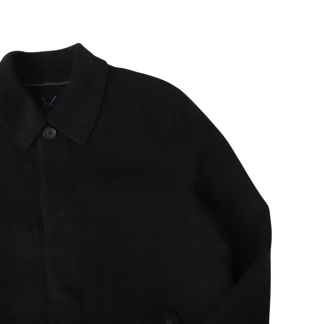 입생로랑 핸드메이드 ysl로고 울 하프 코트 상품이미지2