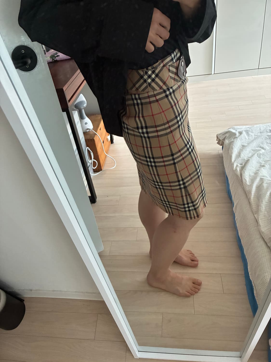 버버리 블루라벨 노바체크 미니 스커트  상품이미지8