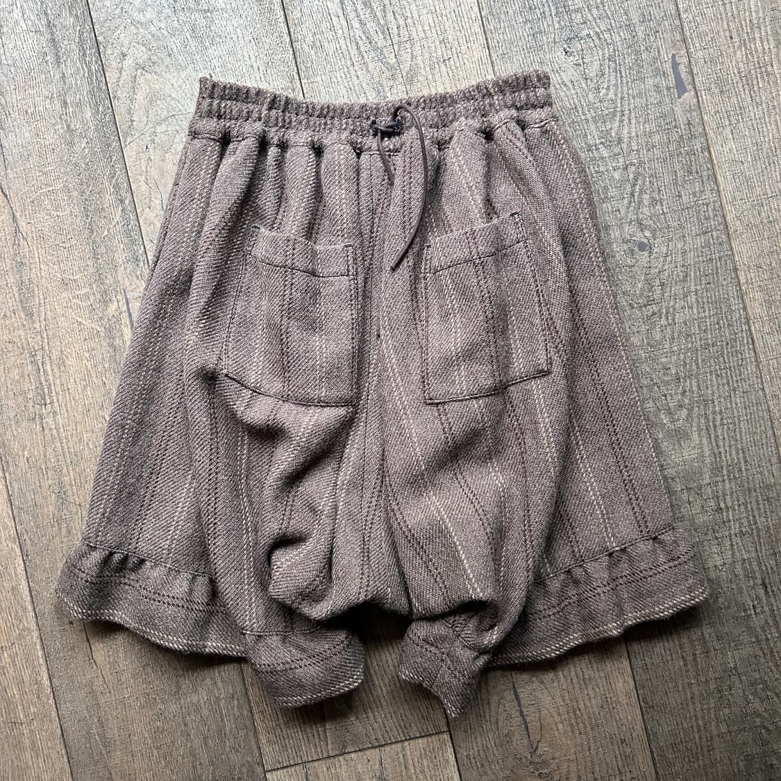 Stripe Stitch Shirring Saruel Pants 상품이미지5