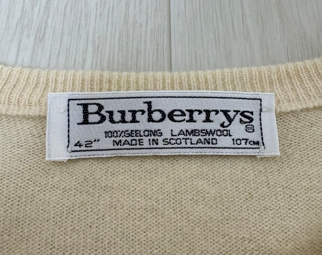 버버리 빈티지 가디건 상품이미지3