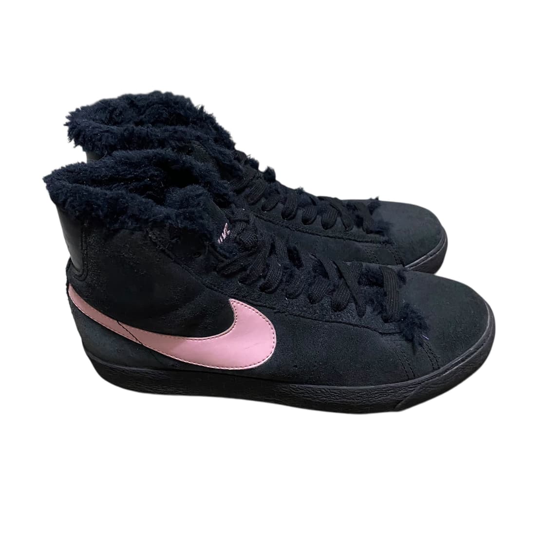 nike black fur shoes 상품이미지4