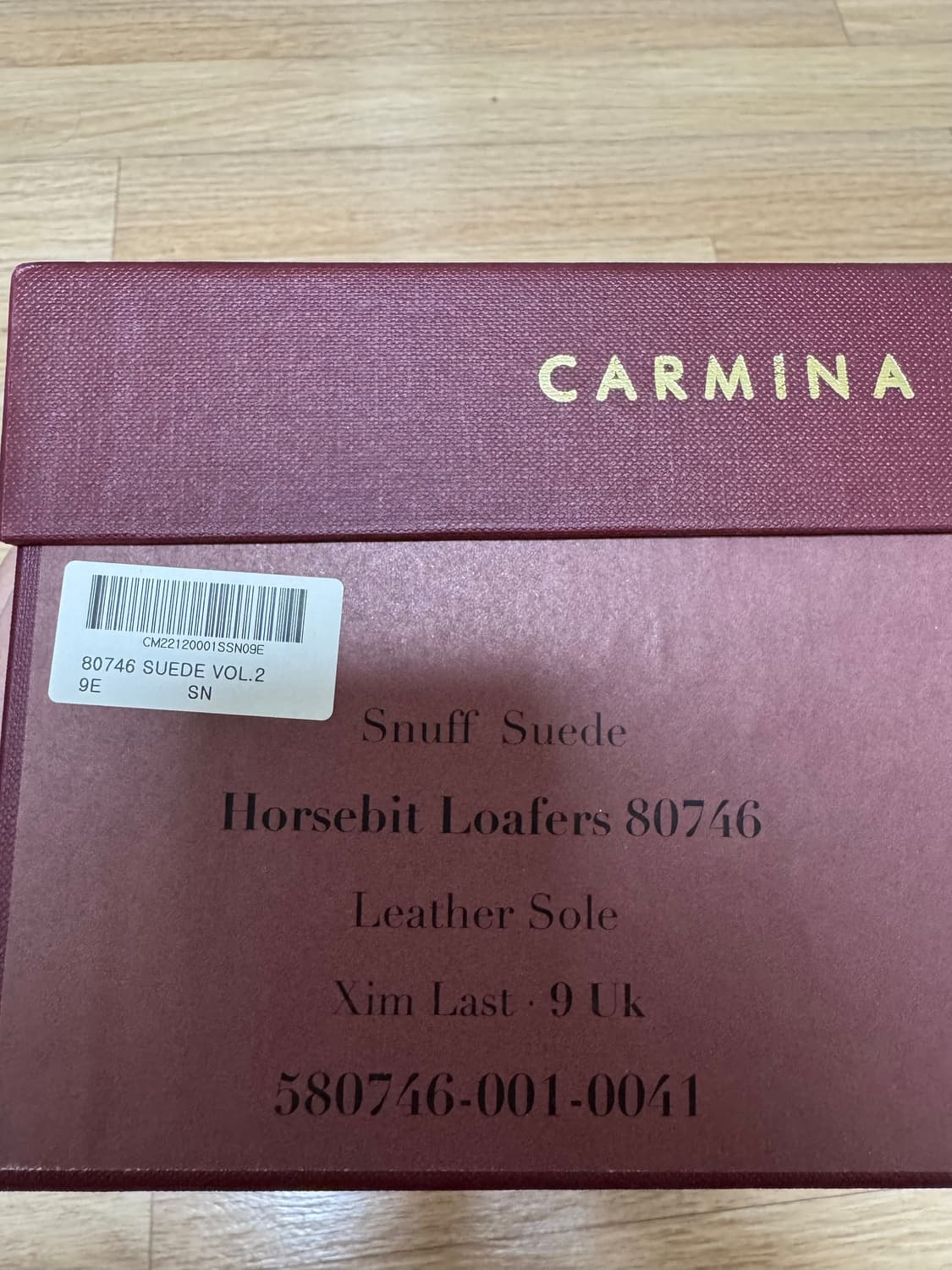 [UK9] 까르미나 홀스빗 로퍼 스너프 스웨이드 상품이미지6