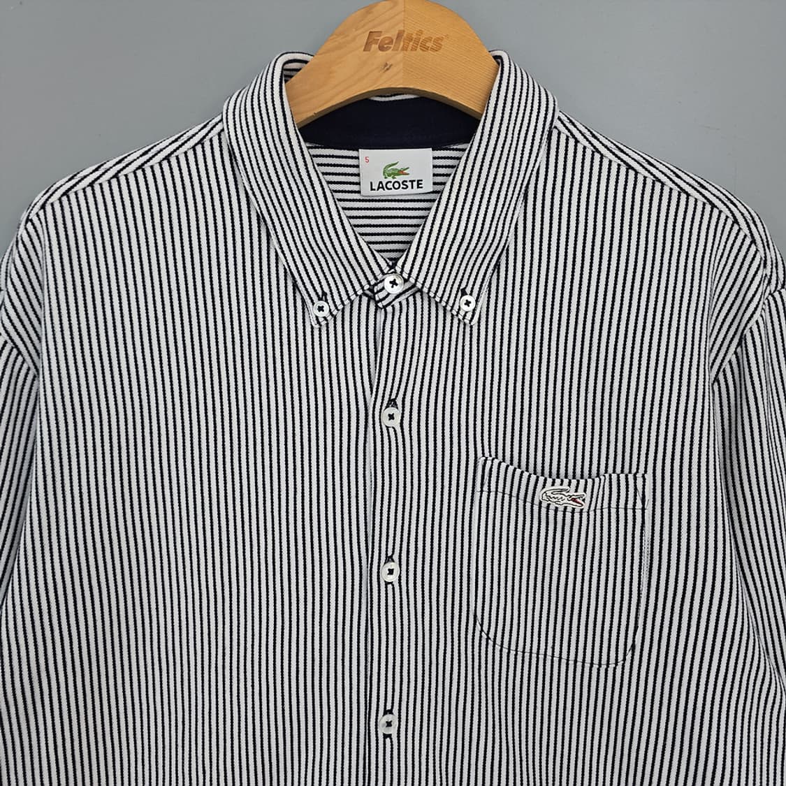 남성 라코스테 LACOSTE 스트라이프 셔츠 105 상품이미지2