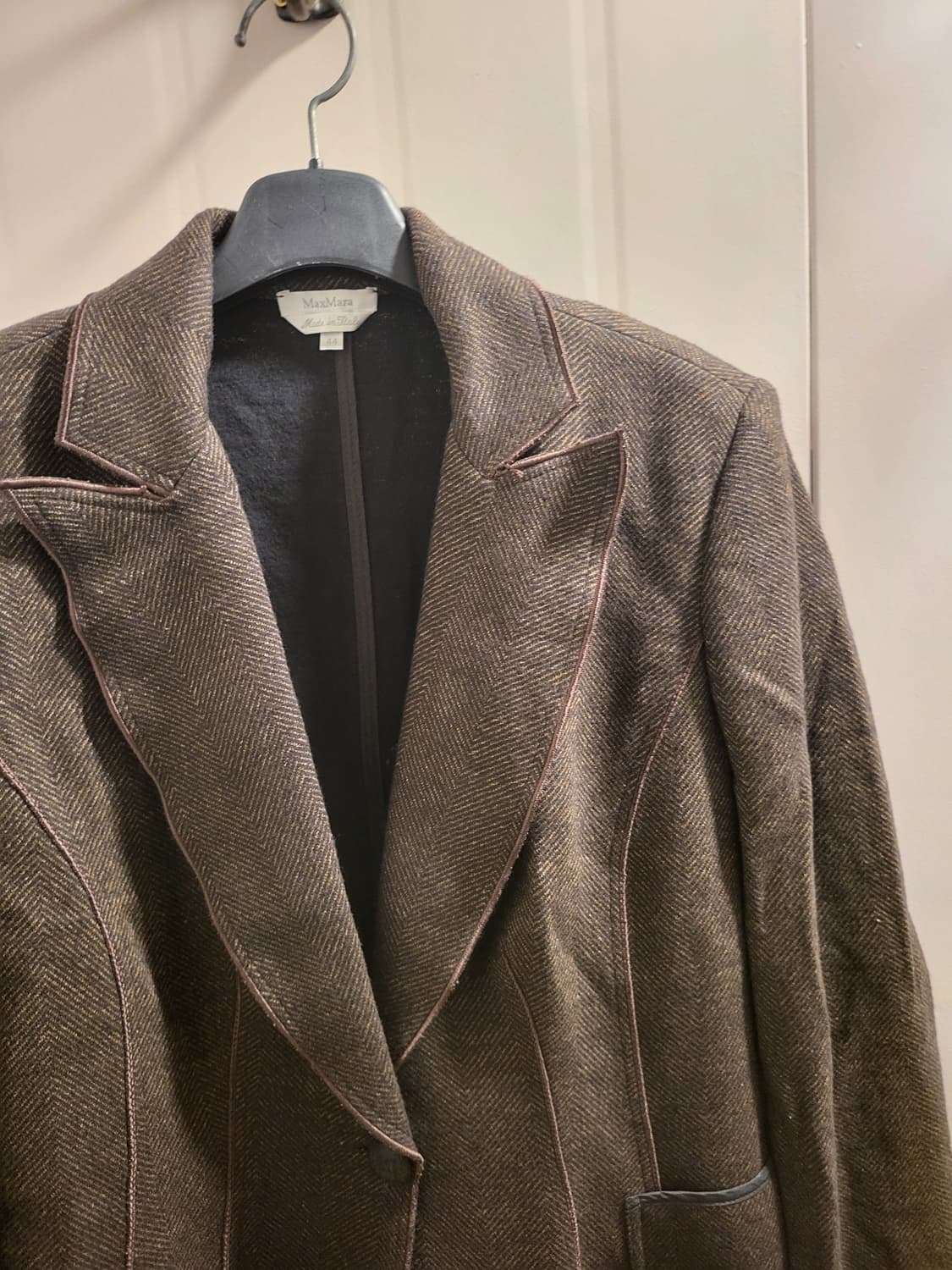 MaxMara 막스마라 브라운 블레이저자켓 상품이미지3
