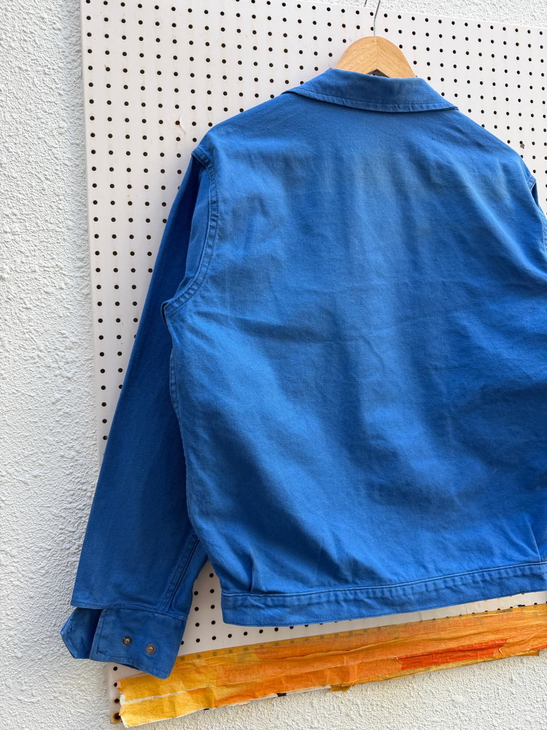 1970s DISTRESSED FADED 메카닉 프렌치워크봄버자켓 상품이미지8