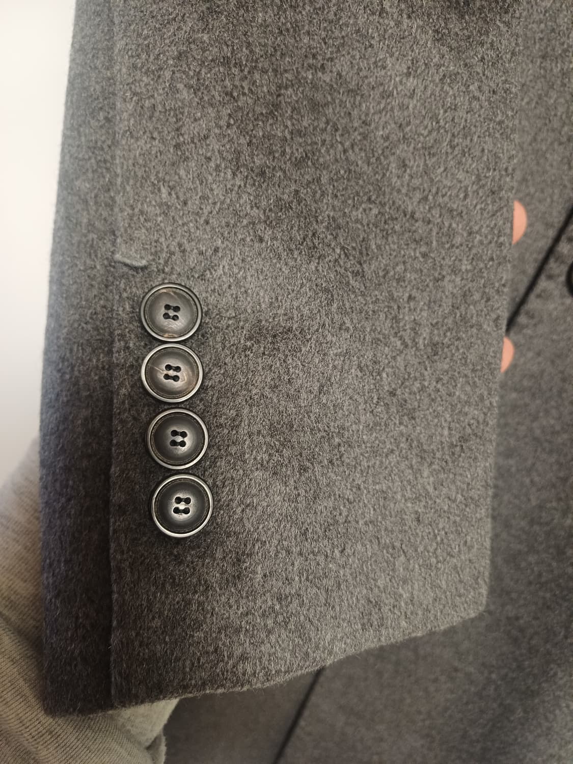 DKNY 남성 그레이 울 코트 95 상품이미지4