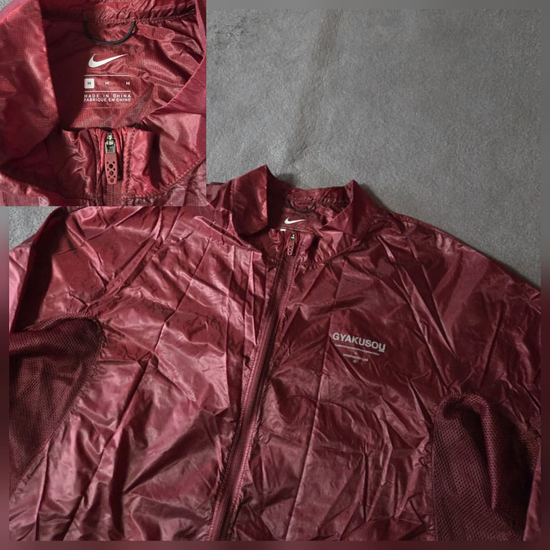 나이키 갸쿠소우 언더커버 러닝 자켓 바람막이 M 해외판 (국내L) 상품이미지4
