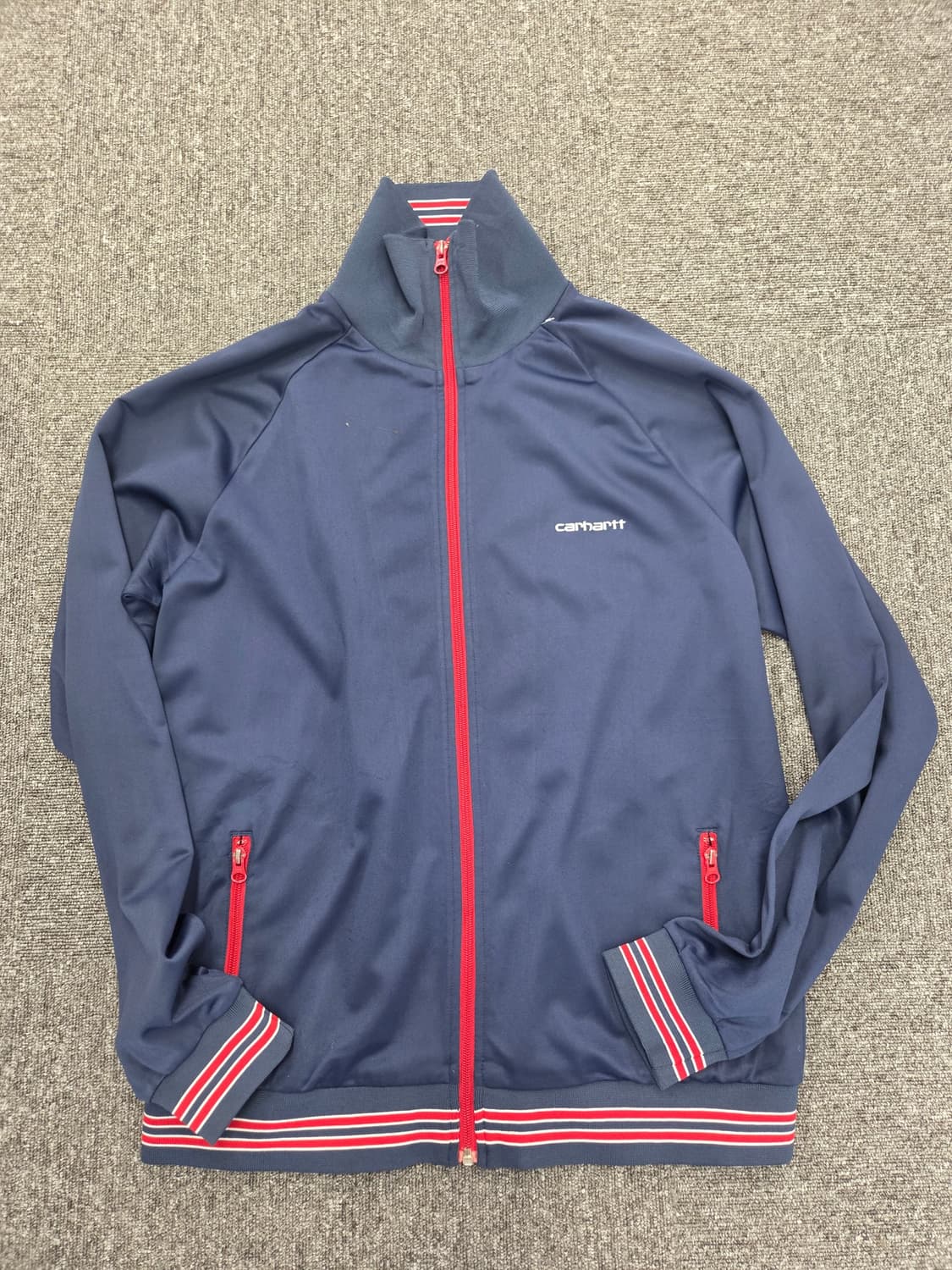 칼하트(Carhartt) 레트로 트랙탑 저지 집업 자켓 상품이미지1
