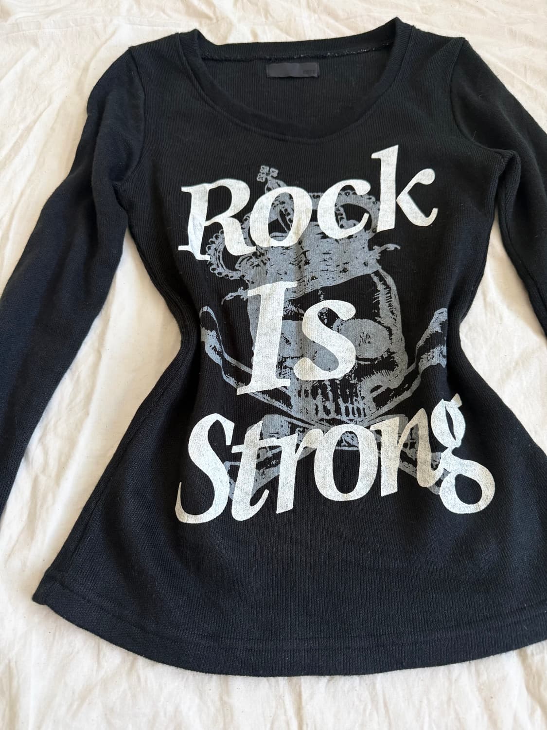 블랙 펑크 락시크 갸루펑크 슬림핏 탑 상품이미지3