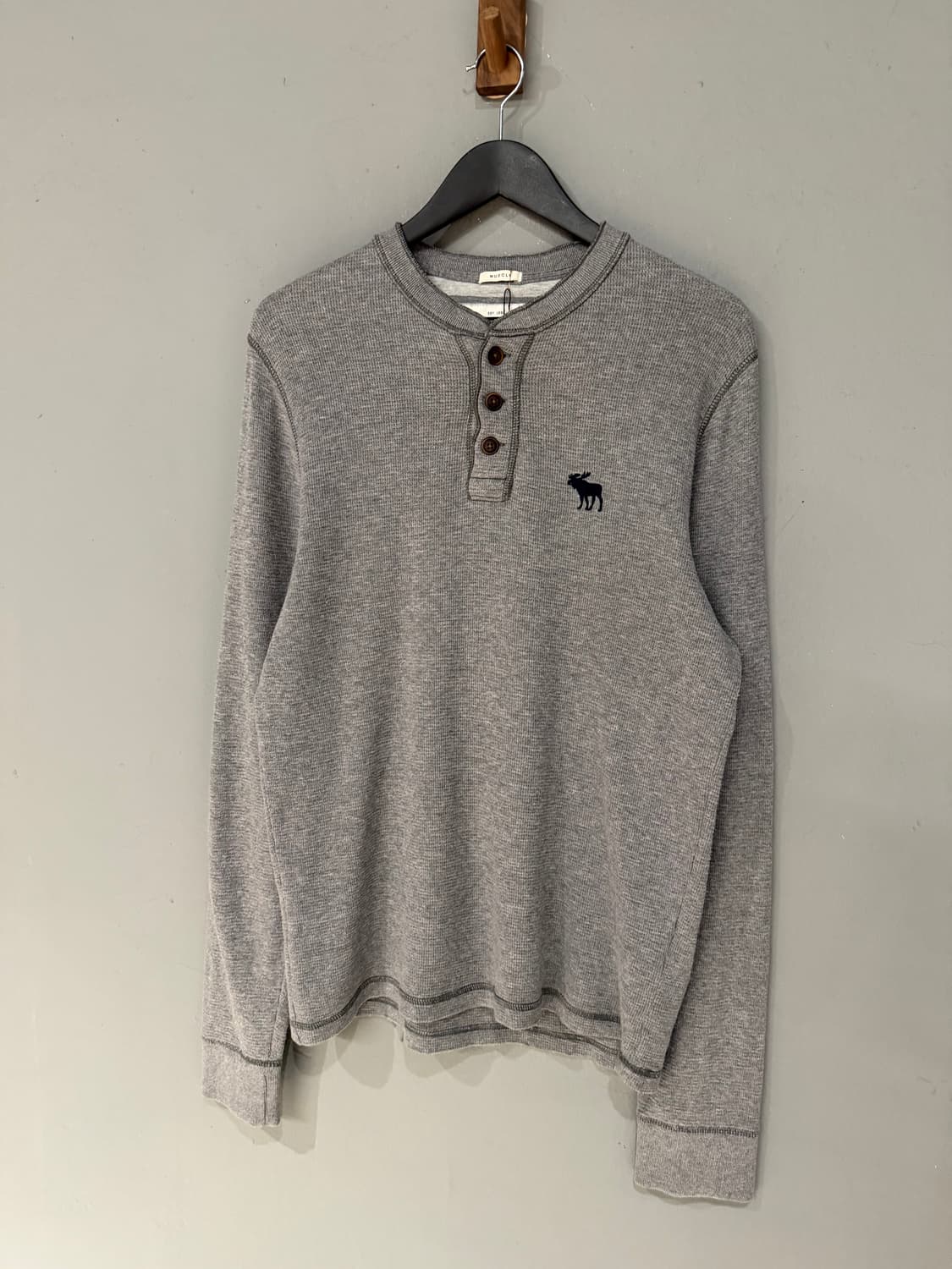 Abercrombie button-up waffle sleeve 상품이미지5