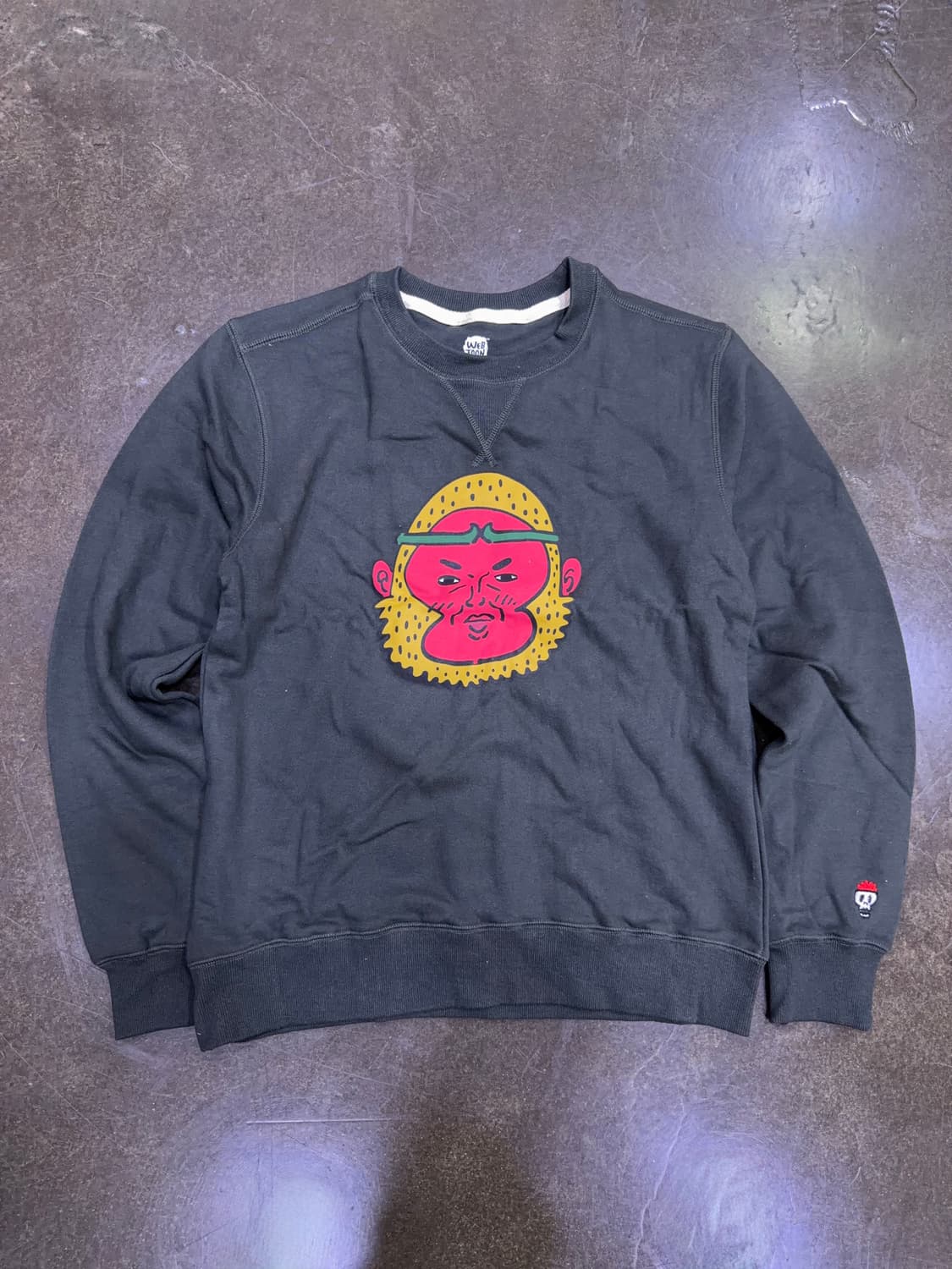 이말년 침착맨 네이버 웹툰 맨투맨 스웻셔츠 손오공 L 상품이미지1