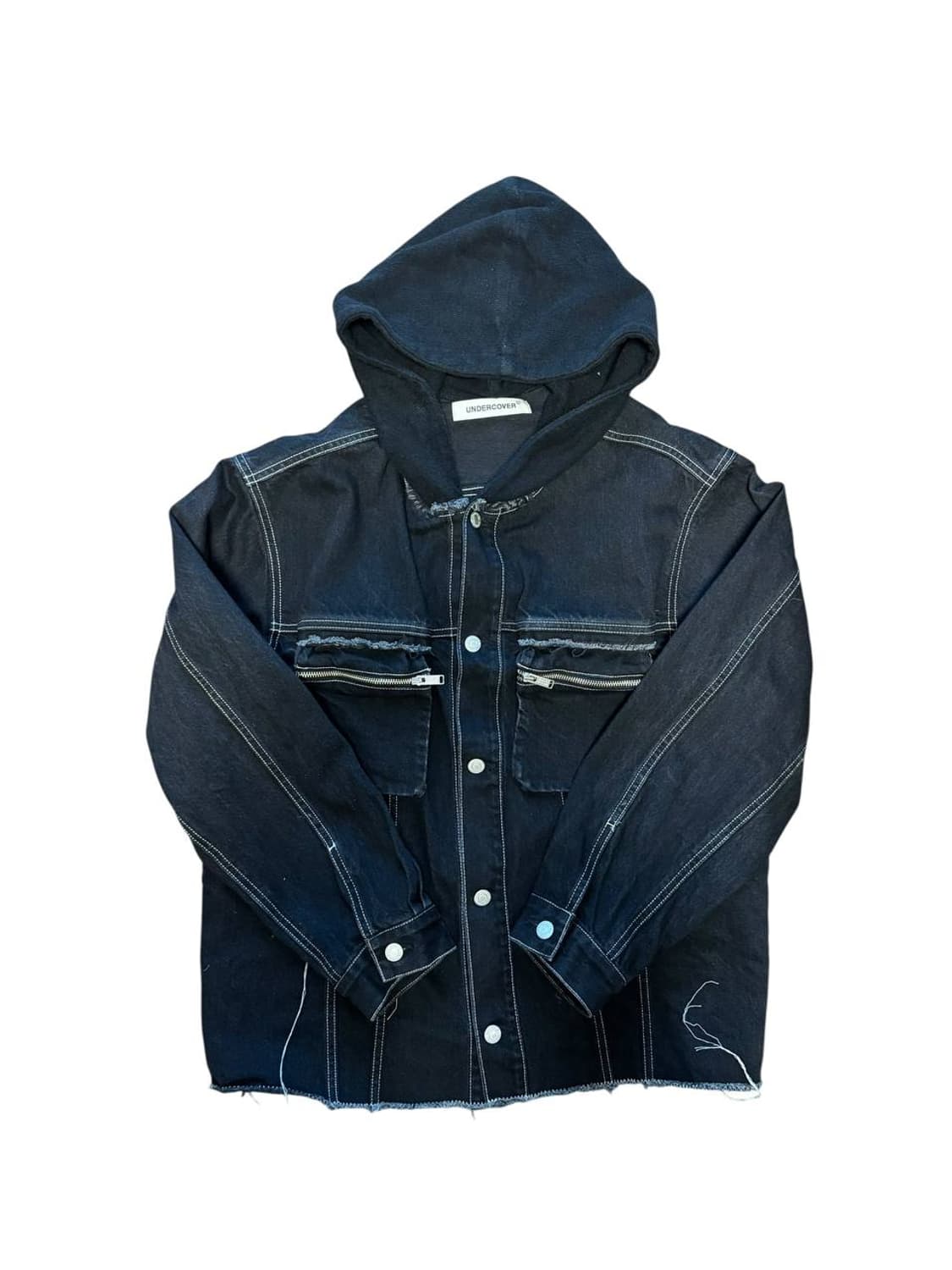 언더커버 AW23 후드 데님 셔츠 상품이미지1