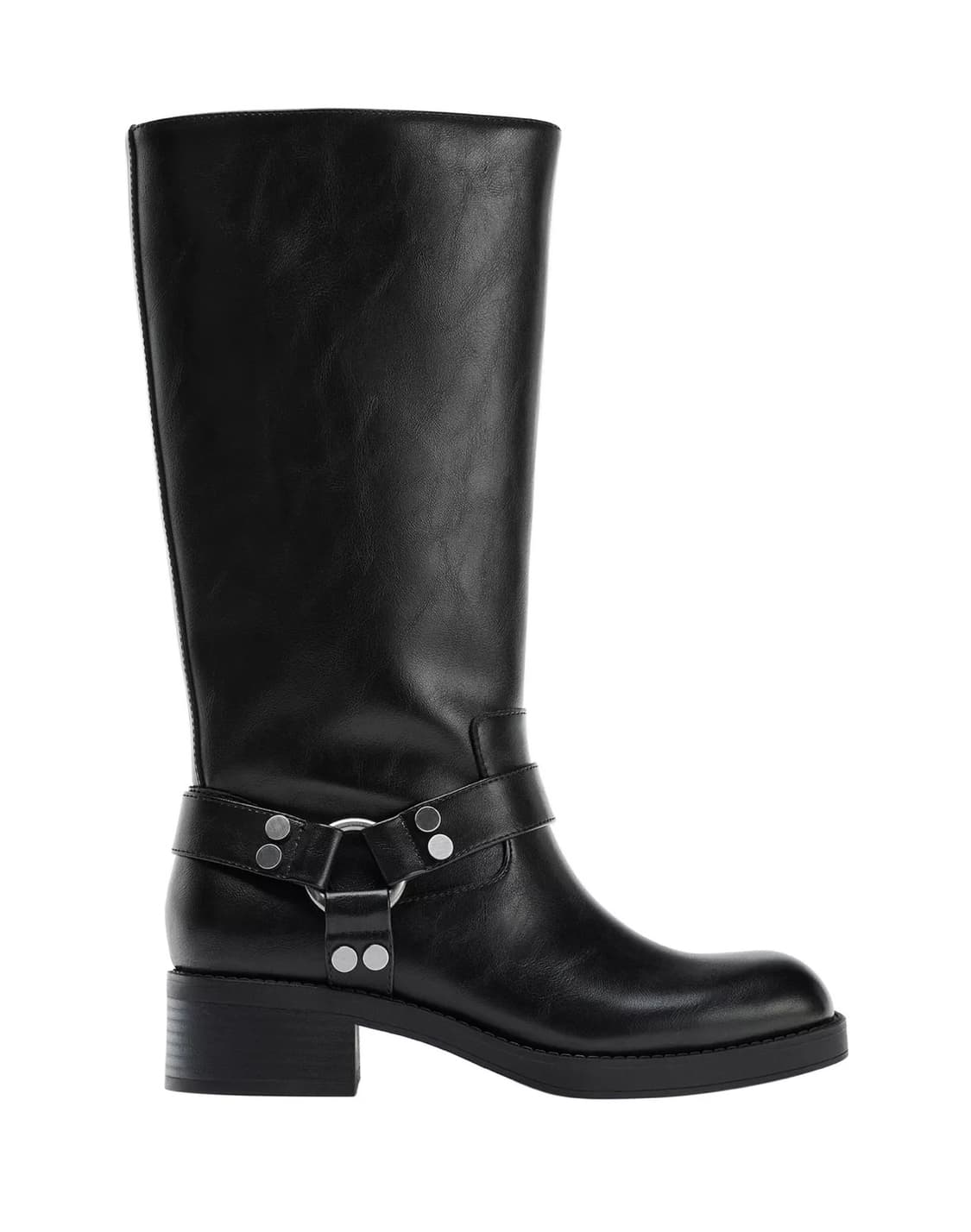 Zara 자라 블랙 버클 바이커 롱 부츠 슈즈 상품이미지3