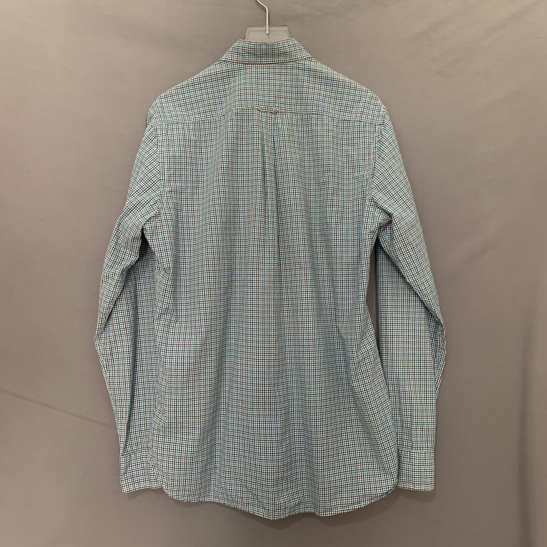 M 코오롱 헨리코튼 포켓 체크 셔츠 남방 상품이미지2