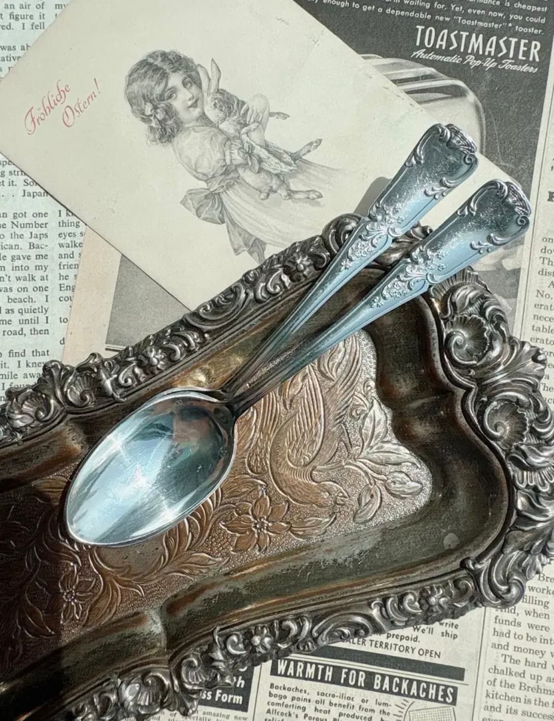 프랑스앤틱 실버플레이트 디저트스푼 상품이미지1