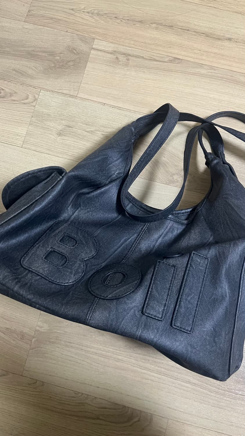 boiltale 보일테일 메간백 워시드 블랙 상품이미지2