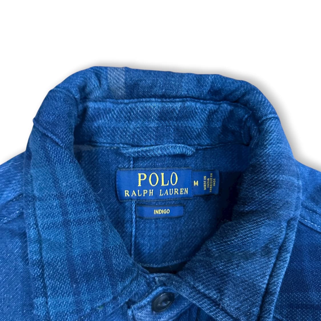 폴로랄프로렌 인디고 패치워크 셔츠 자켓 상품이미지5