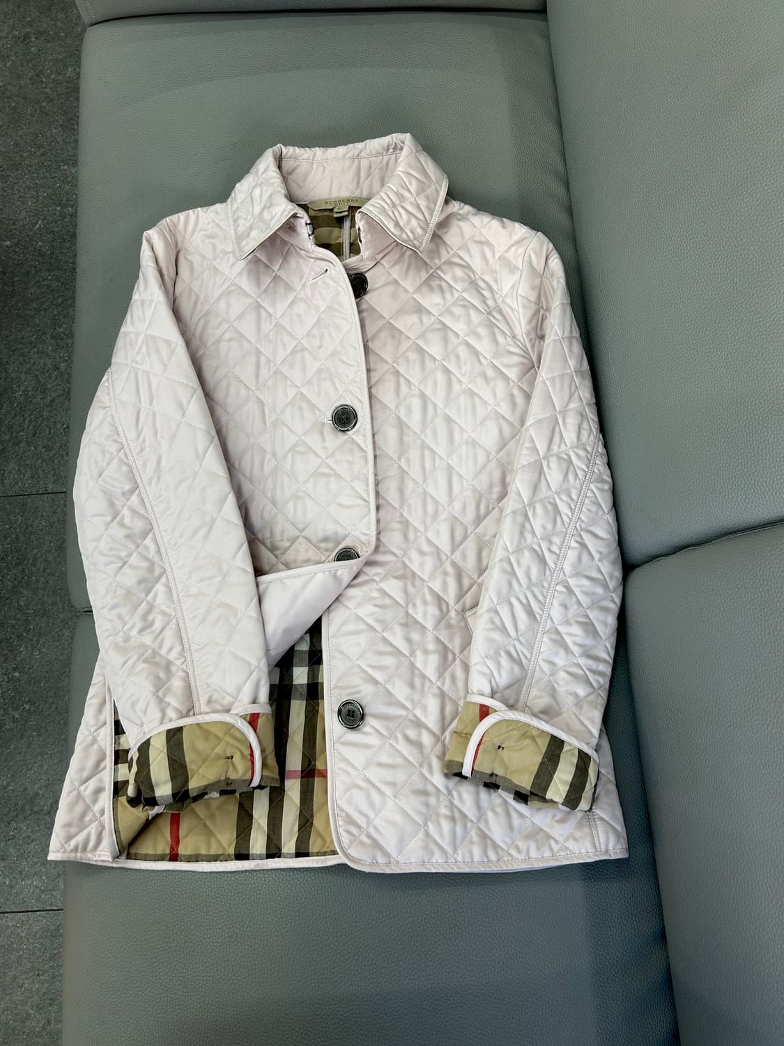 버버리 다이아몬드 퀼팅 자켓(M/66) 상품이미지3