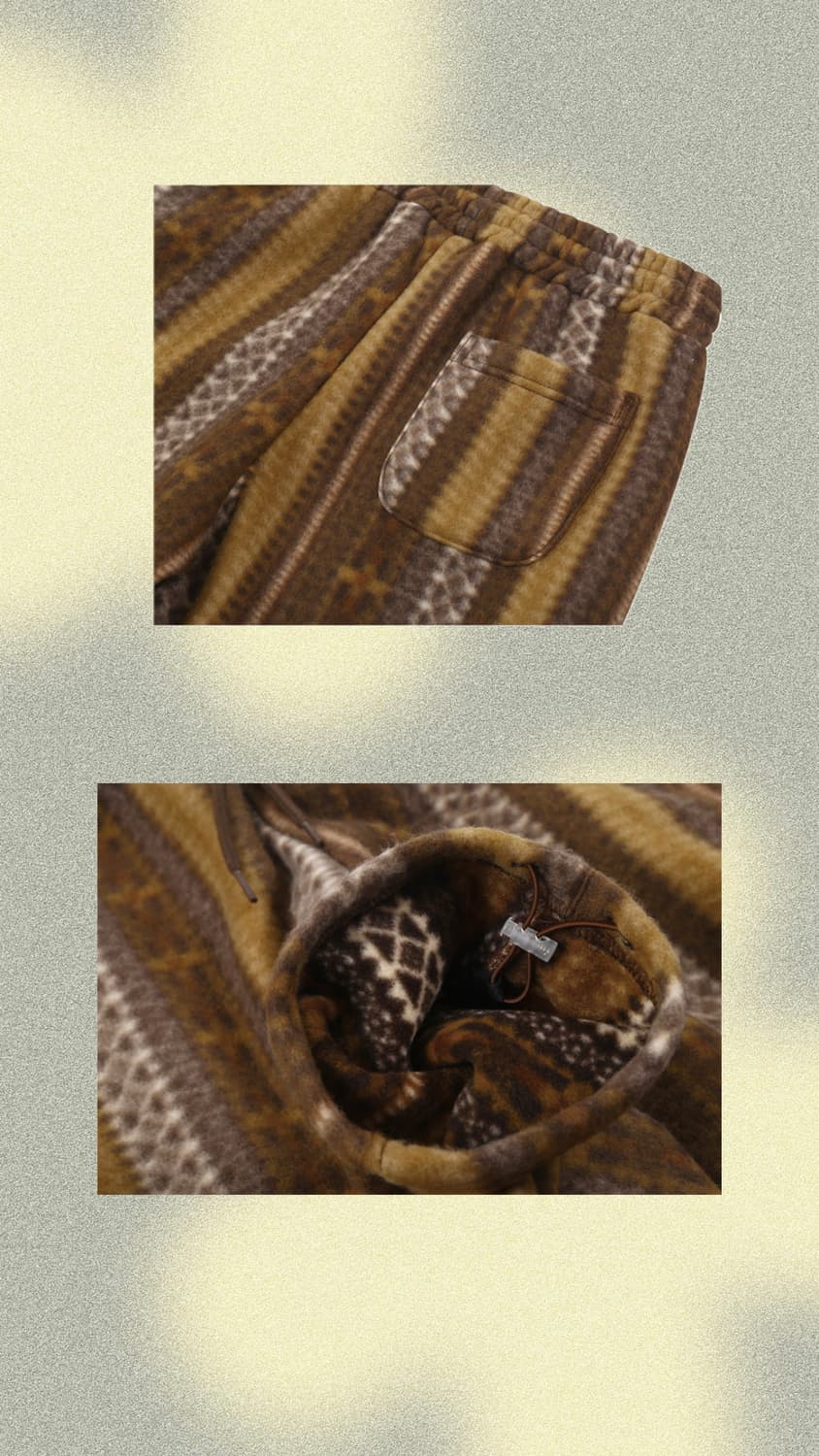 플리스 스트링 팬츠 상품이미지4