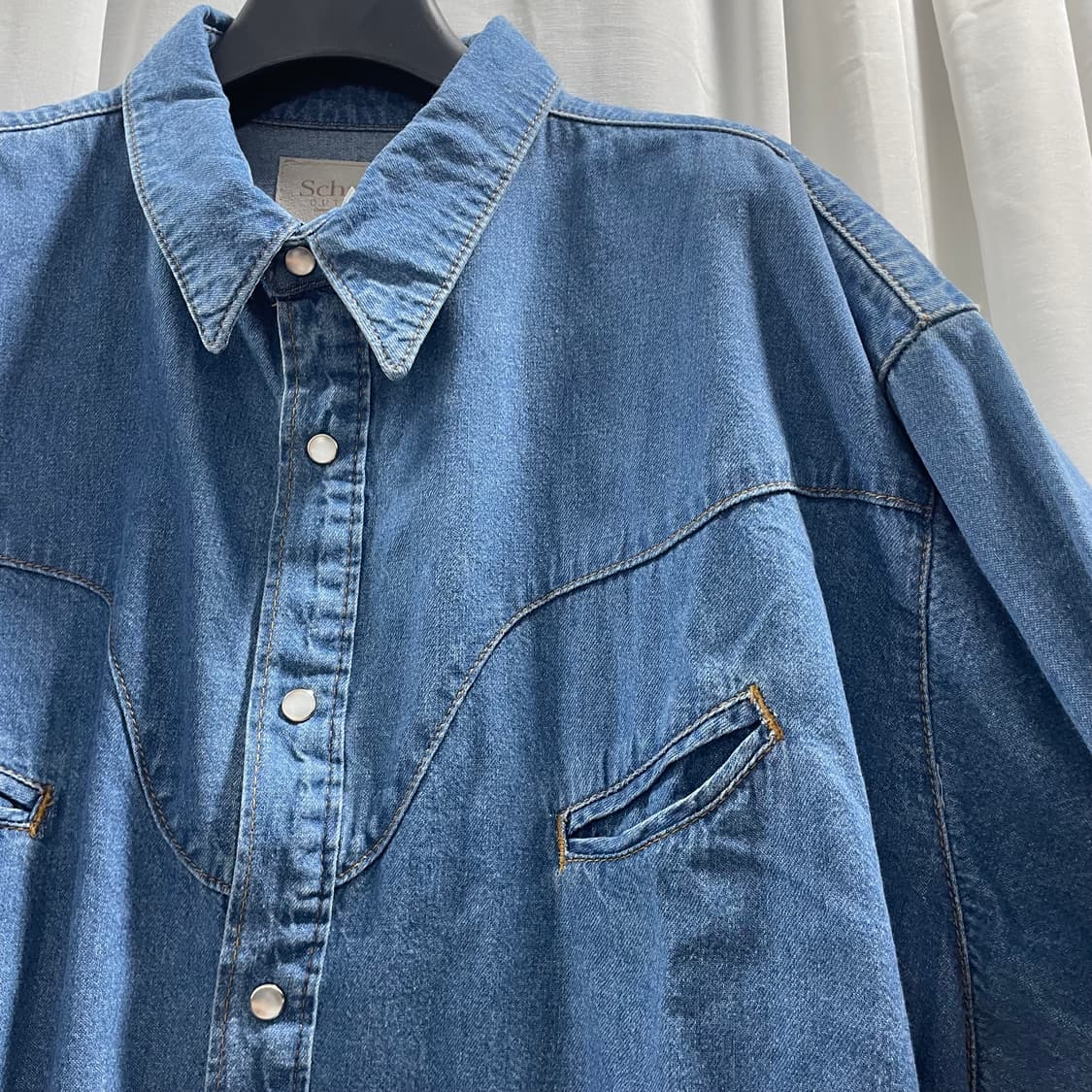 섀퍼/ 웨스턴 데님 셔츠/ XXL 상품이미지3
