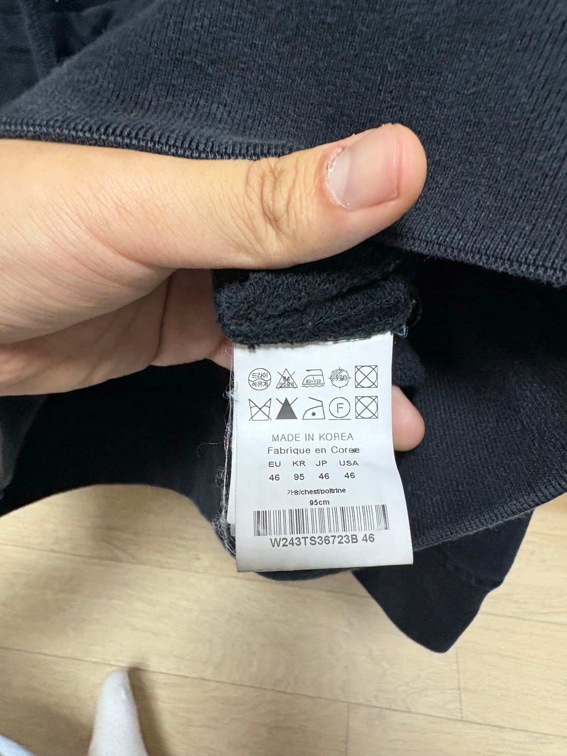 (46) 우영미 플라워 후드티 상품이미지4