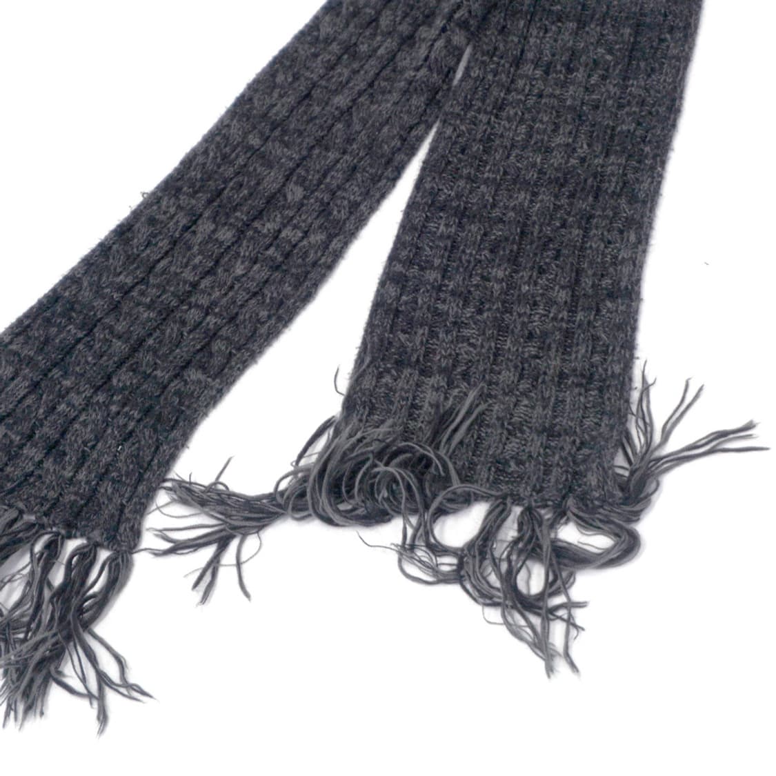 그레이 케이블 니트 머플러 상품이미지3