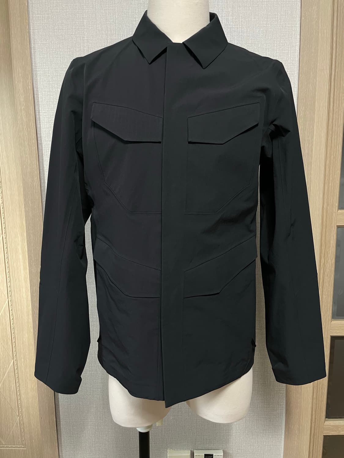 [S]24ss베일런스 필드 소프츠쉘 재킷 블랙 상품이미지2