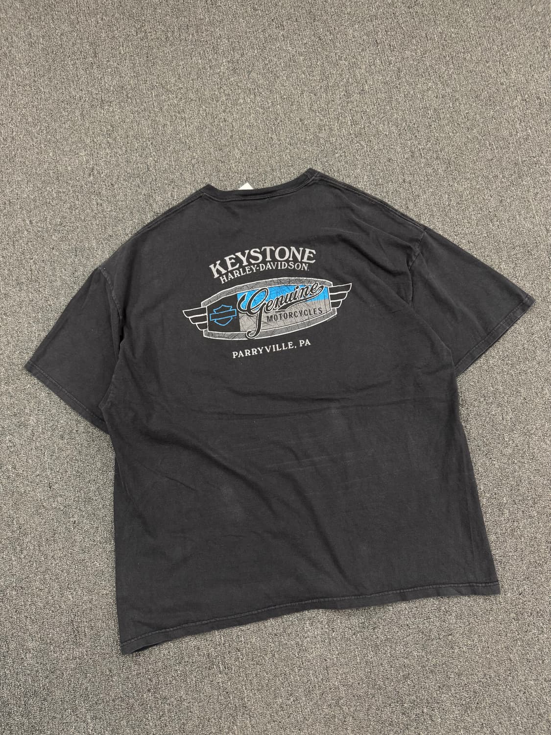 3XL)할리데이비슨 빈티지 프린팅 Parryville 반팔 상품이미지4