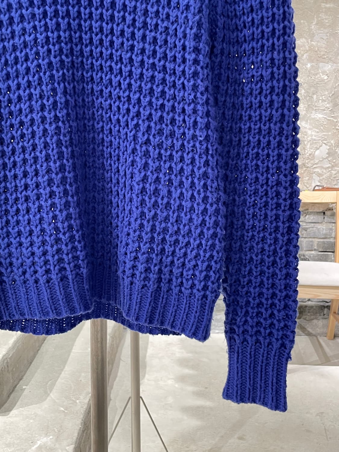 아크네 스튜디오 퍼플 울 크루넥 스웨터 상품이미지5