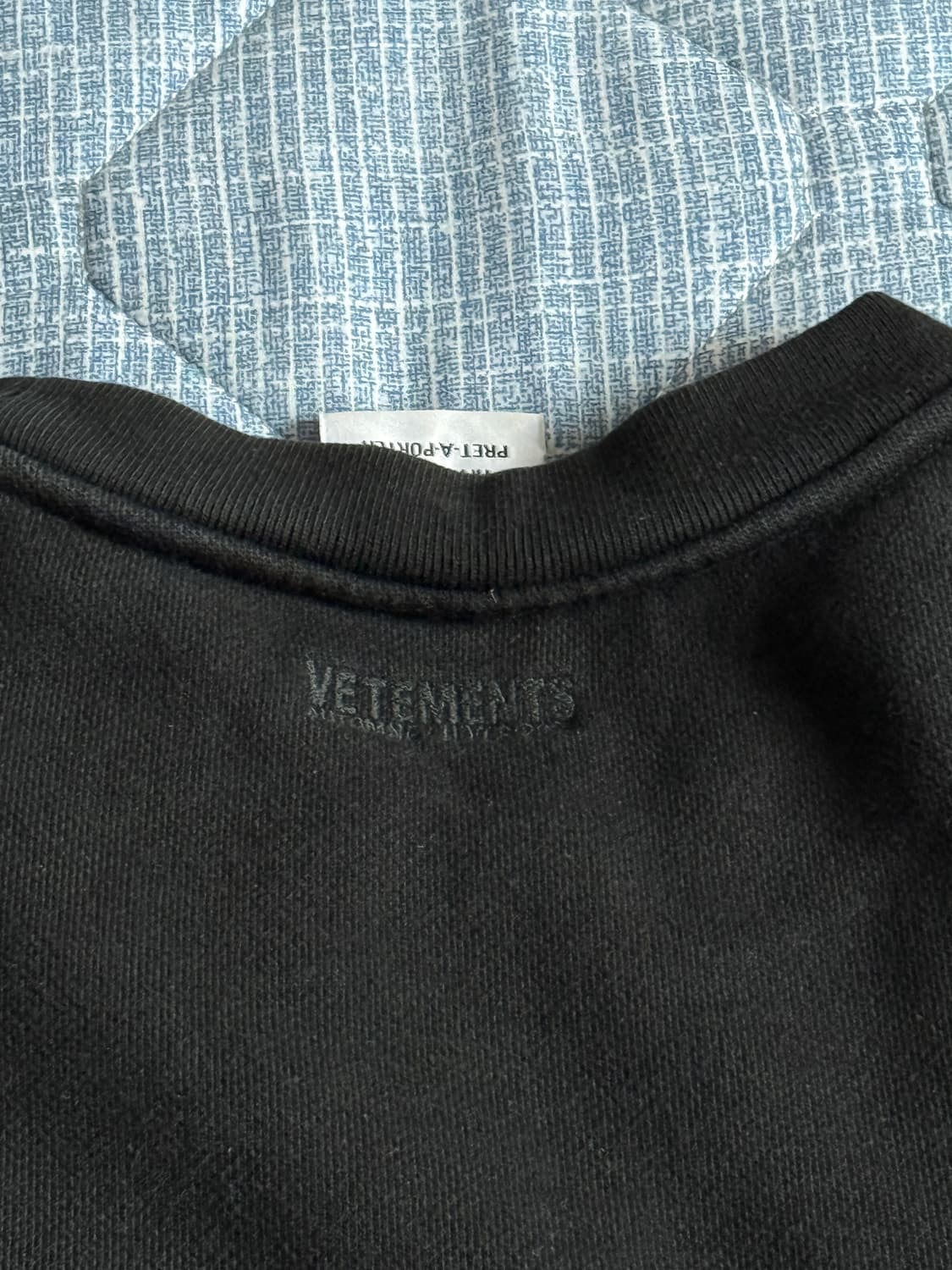 베트멍 빅 케어라벨 리버스 맨투맨 xs 상품이미지5