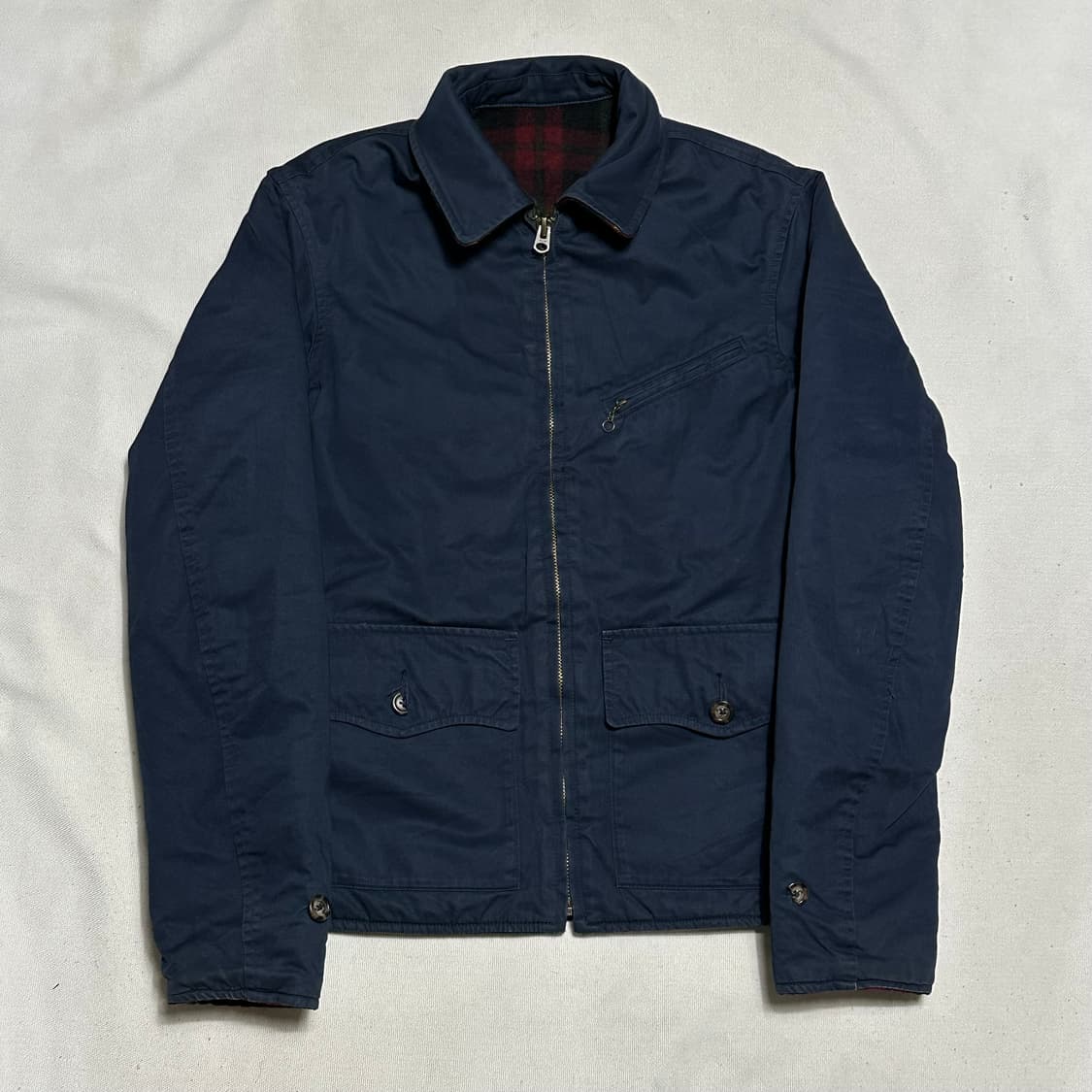 S 폴로랄프로렌 울 체크 리버시블 자켓  상품이미지4