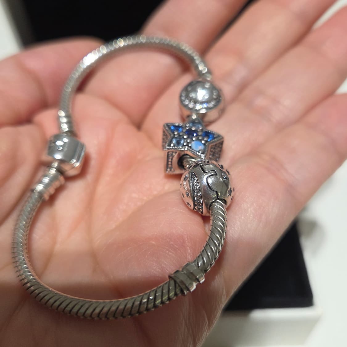 PANDORA 판도라 정품 모먼트 스네이크 세트판매 체인팔찌 실버팔찌 상품이미지6