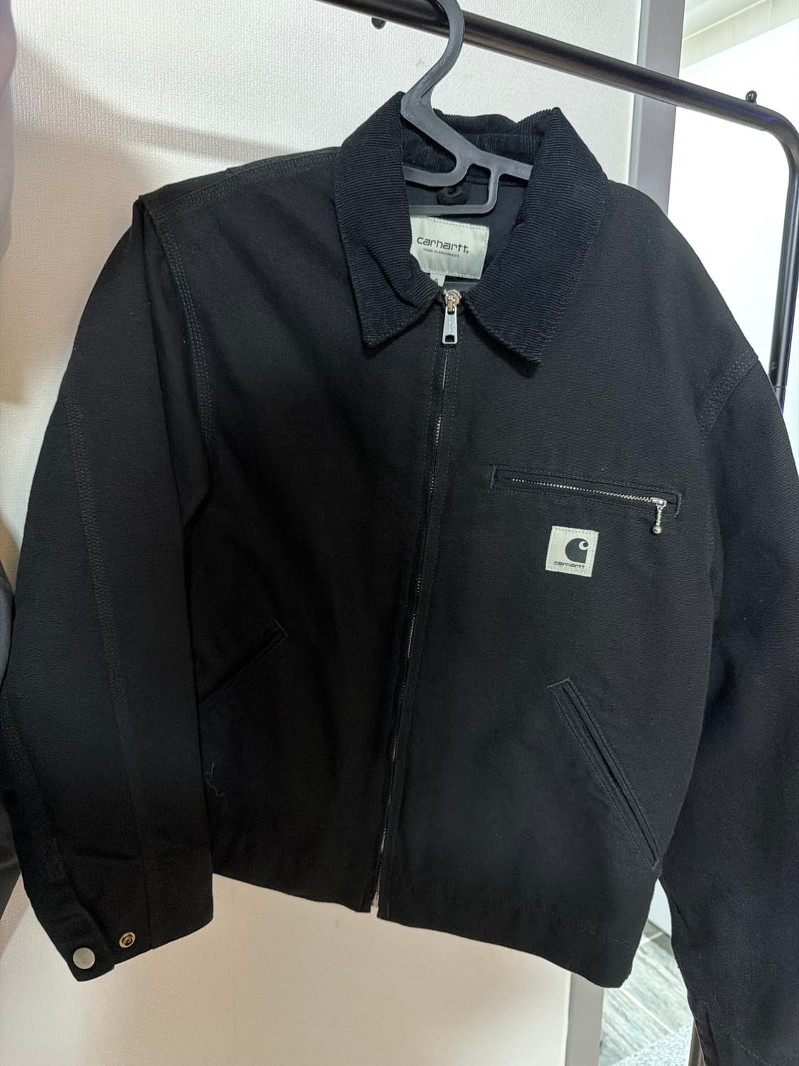 (W) 칼하트 WIP OG 디트로이트 자켓 블랙 상품이미지1